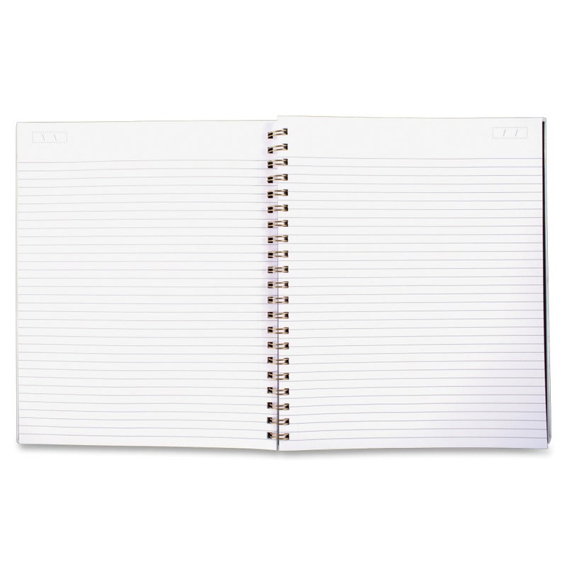 Cambridge Gold Dots Hardcover Notebook, 1-Subject, Wide/Legal Rule, White/Gold Cover, (80) 11 x 8.88 Sheets - Image 3